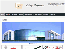 Tablet Screenshot of aahilyaproperty.com
